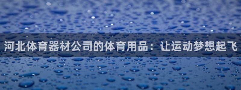 极悦娱乐旗下艺人名单：河北体育器材公司的体育用品：让