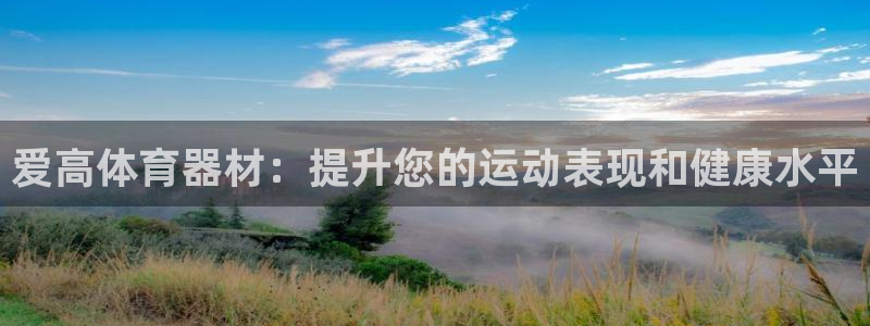 极悦平台注册官网网址：爱高体育器材：提升您的运动表现