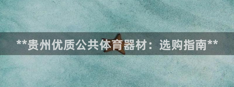 极悦平台反7O777：**贵州优质公共体育器材：选购